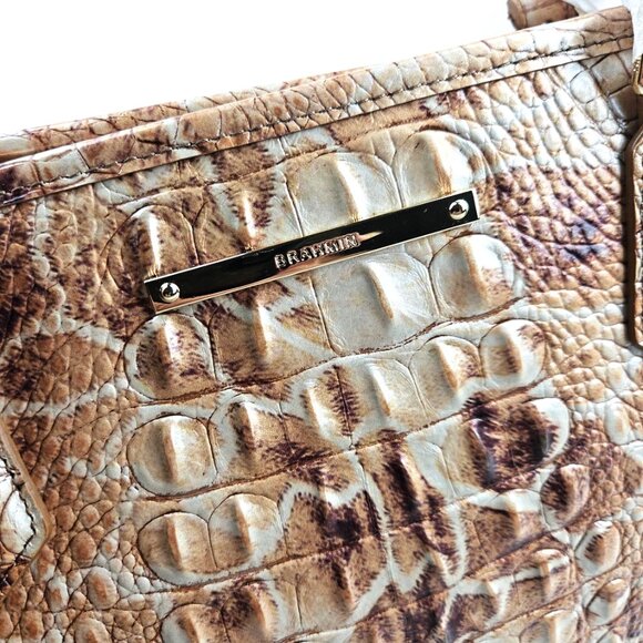 Brahmin Asher Camel Safari Melbourne Tote - Picture 8 of 11